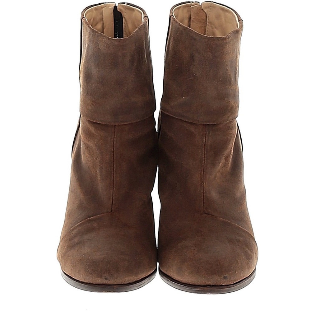 rag & bone EU Size 41 Suede Dark Brown Heeled Ankle Boots